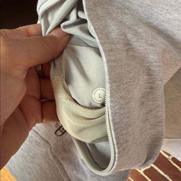 Men's Lululemon City Sweat Full Zip Hoodie L Gray Sweatshirt - Picture 7 of 7